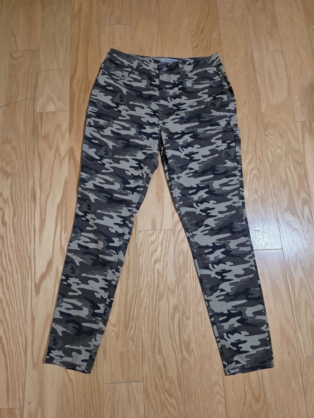 NoBo High Rise Skinny Women's Junior Camo Leggings Size 13